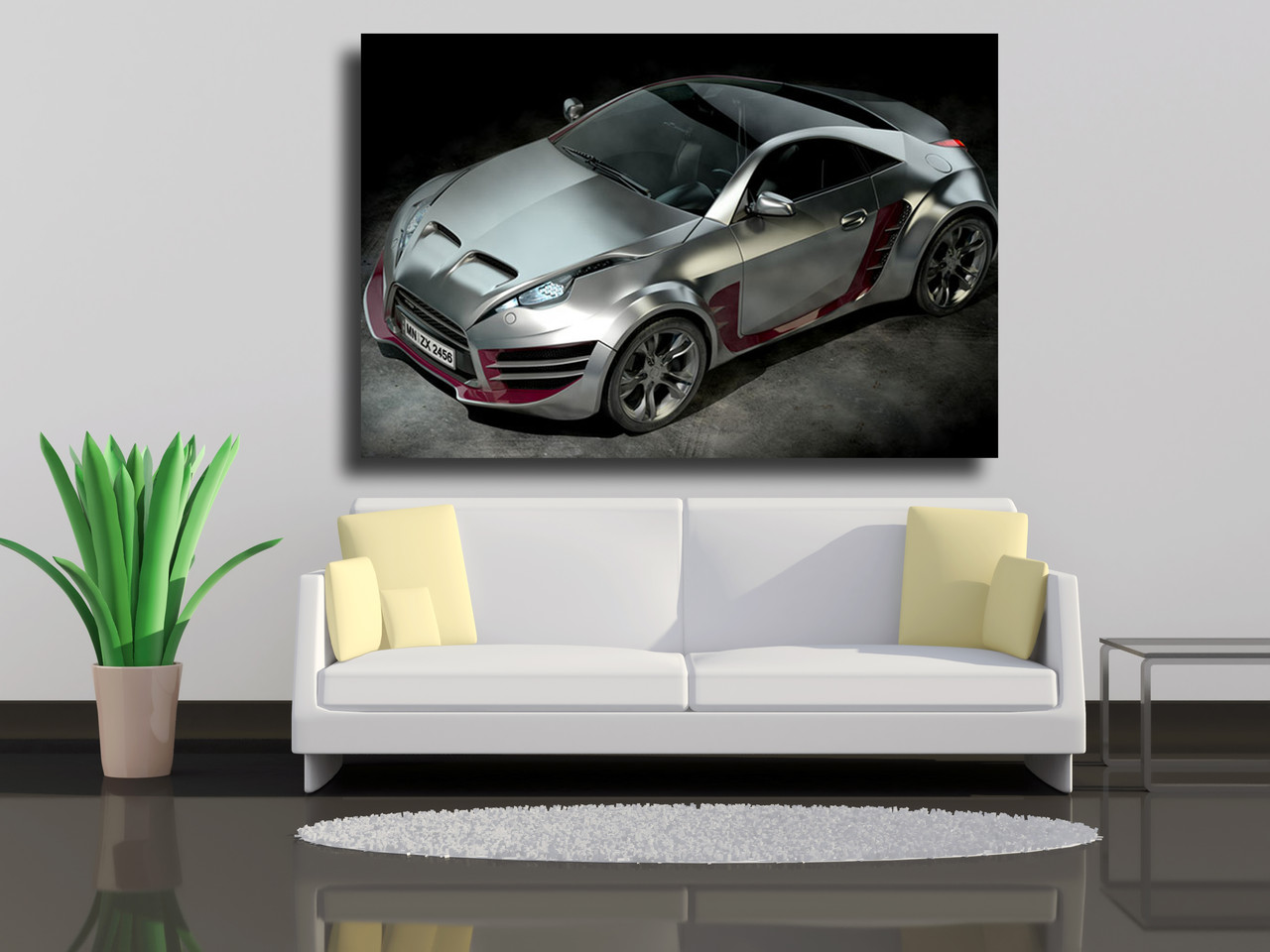 

Картины на холсте Роскошный спортивный автомобиль 120х80