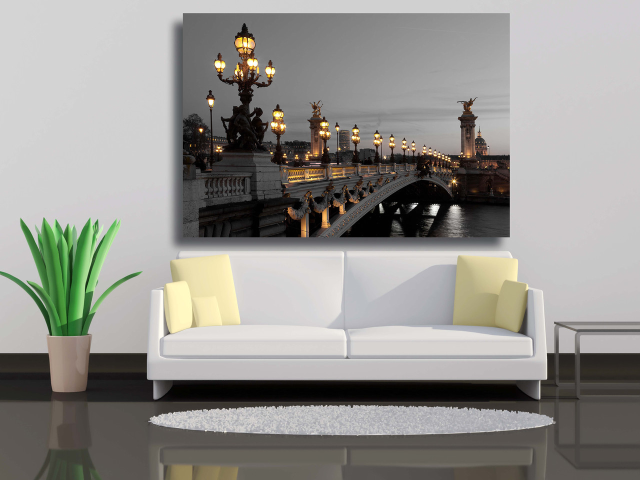 

Картина на холсте Мост Александра III, Париж, Франция 75х50