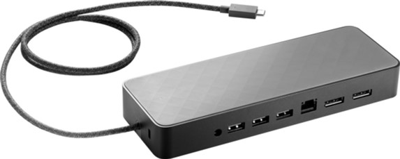 Универсальная док-станция HP USB-C без поддержки флеш (3DV65AA) – фото ...