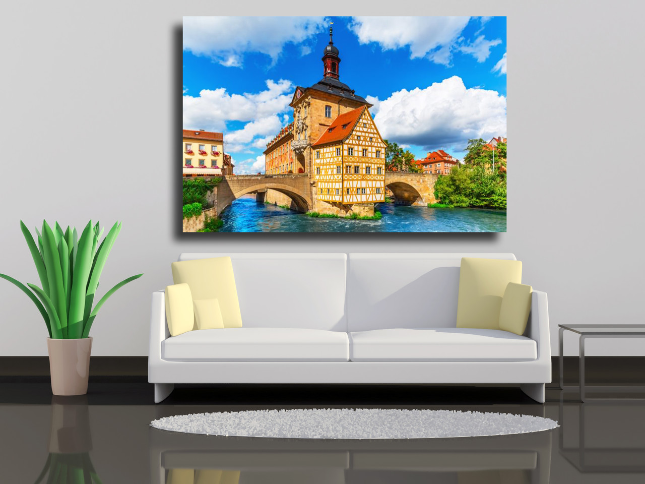 

Картина на холсте Здание в Бамберг, Германия 75х50