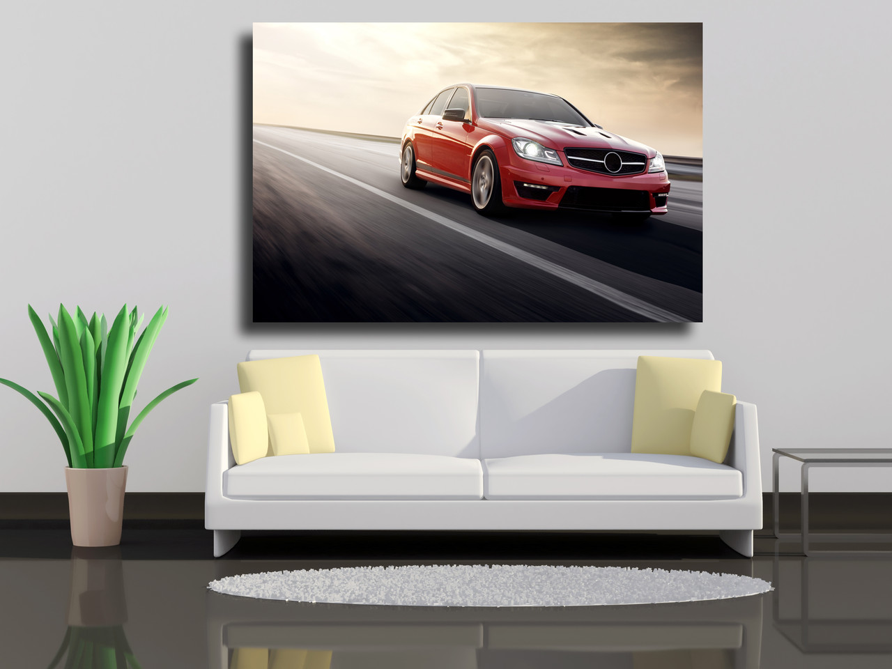

Картины на холсте Mercedes-Benz C43 AMG 120х80