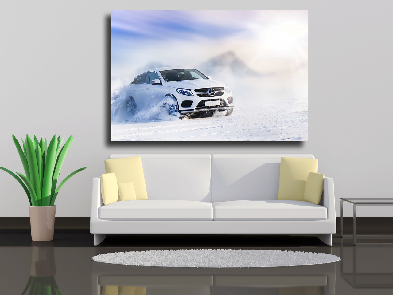 

Картины на холсте Mercedes-Benz GLE AMG 75х50