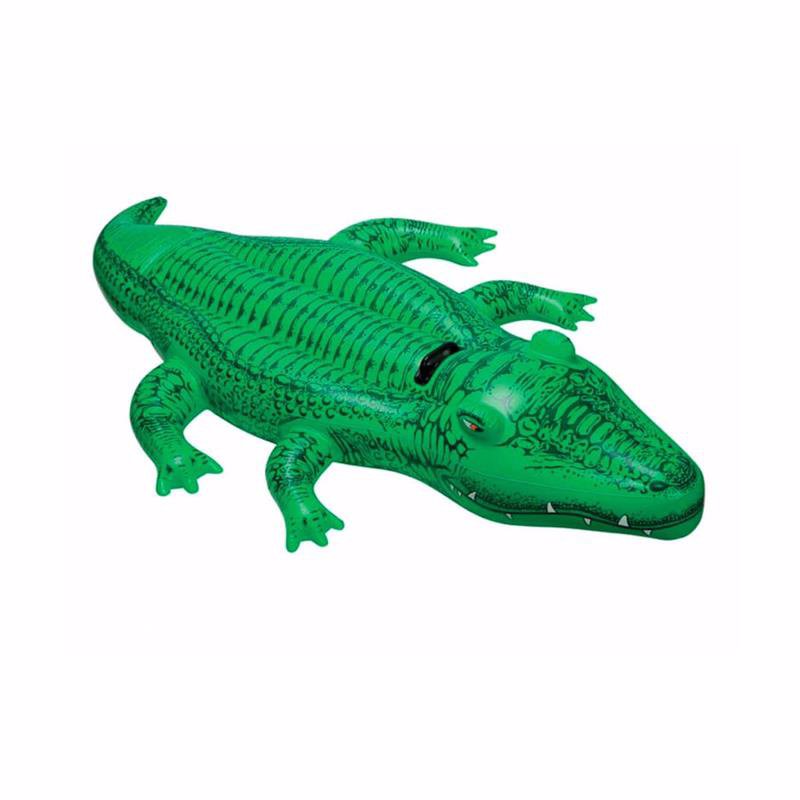 

Детский надувной плотик Intex 58546 "Крокодил" (168х86 см) Lil’ Gator Ride-On
