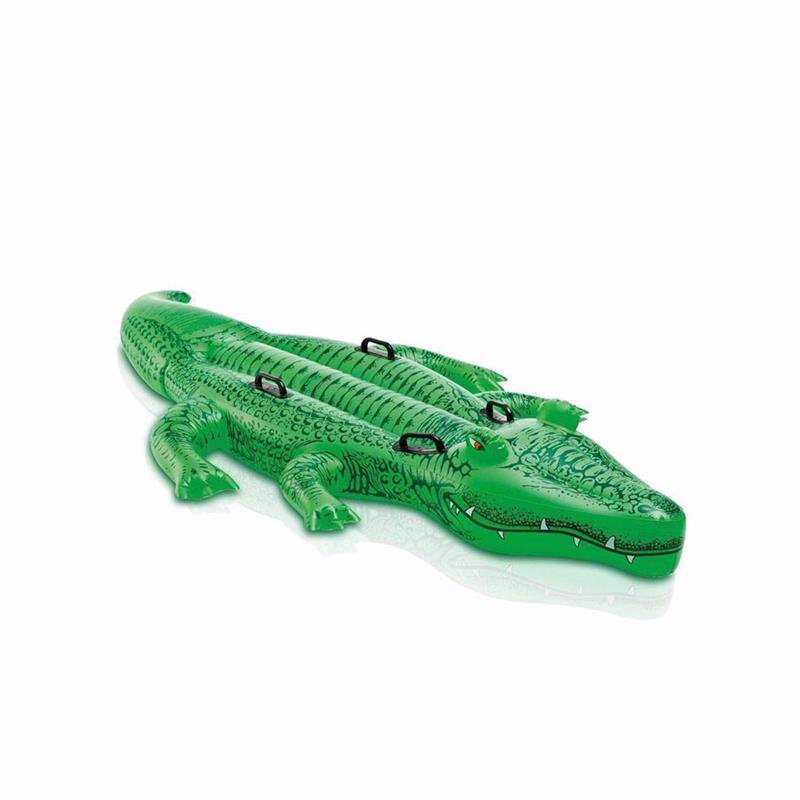

Детский надувной плотик Intex 58562 "Крокодил" (203х114 см) Giant Gator Ride-On