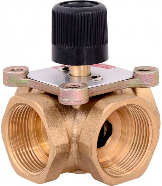 Кран трёхходовой смесительный 1\" – низкие цены, кредит, оплата частями ...