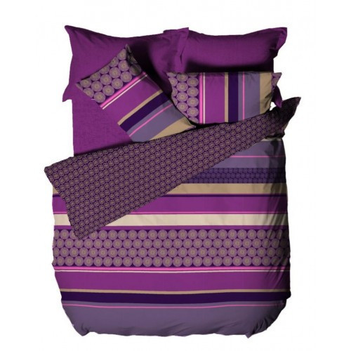 

Комплект постельного белья Le Vele Enna Purple Полуторный