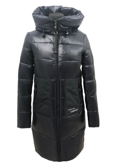 

Пальто женское зимнее CAROLES 20-003 баклажановое S