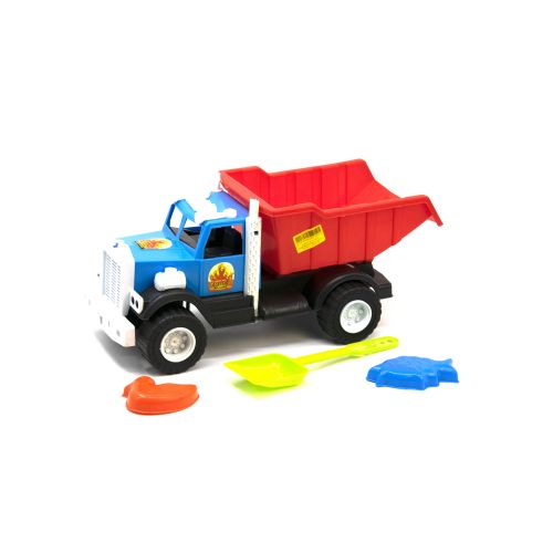 

Грузовик Kinderway с лопаткой и формами для песка синий KW-12-010-70 114714