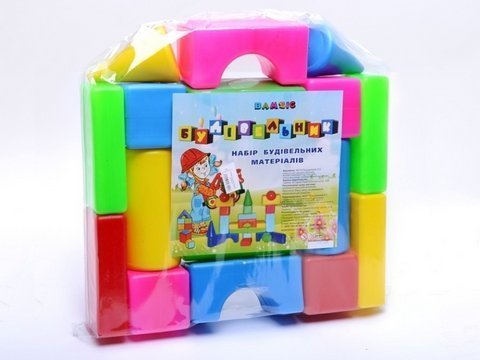 

Набор кубиков Бамсик "Строитель" (18 дет) 095 2689752