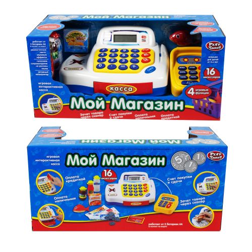 

Кассовый аппарат Play Smart "Мой магазин" 4 функции 7020 150558