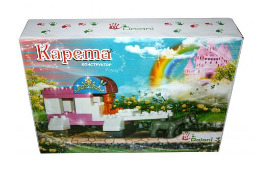 

Конструктор Doloni "Карета", 38 дет 013888/17 9105330