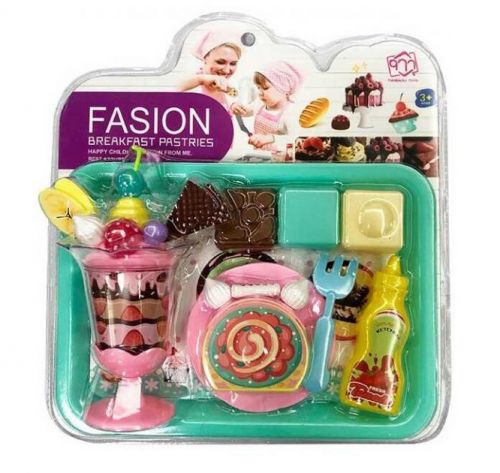 

Набор продуктов TIANBAOLI TOYS "Fasion Breakfast Pastries" 11 элементов D977-32 9517917
