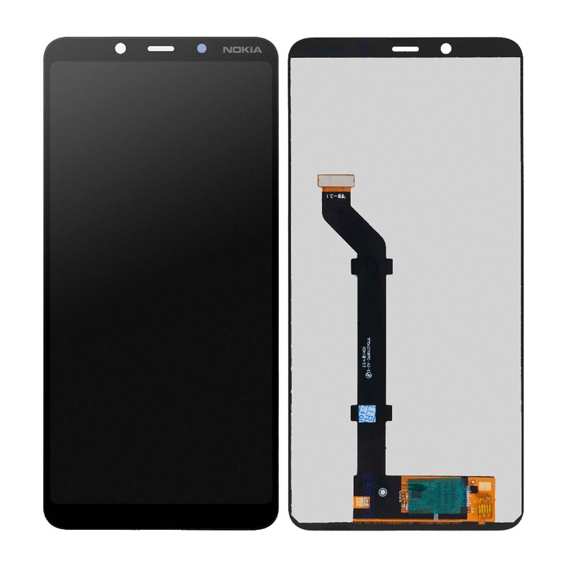 

Дисплей Nokia 3.1 Plus, с тачскрином, Original PRC, Black