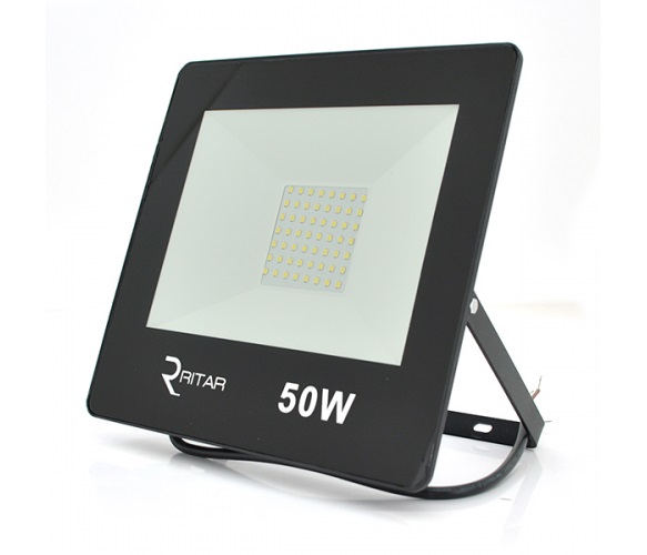 

Прожектор уличный Ritar (RT-FLOOD50A/02942) 50W, 56xSMD2835, IP65, 4000Lm, 6500K