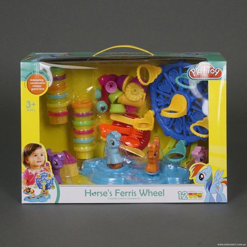 

Набор теста для лепки Play-Toy Пони 12 баночек SM8017 22706