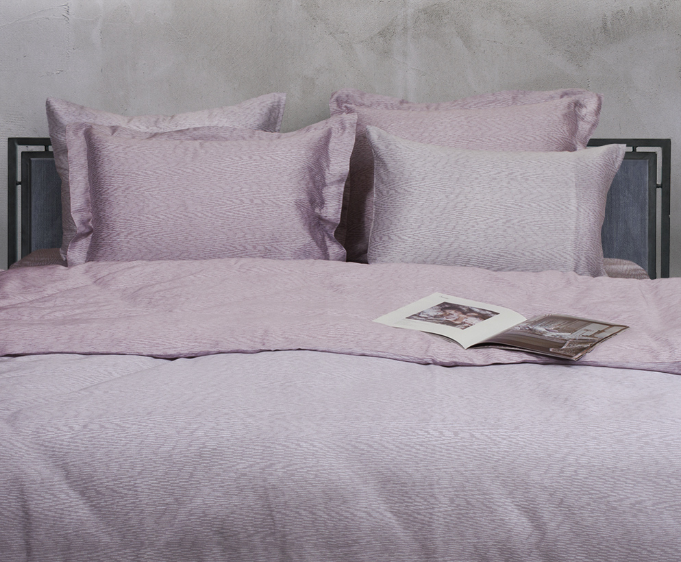 

Комплект постельного белья Luxury Linens Donna 200х220 Сиреневый