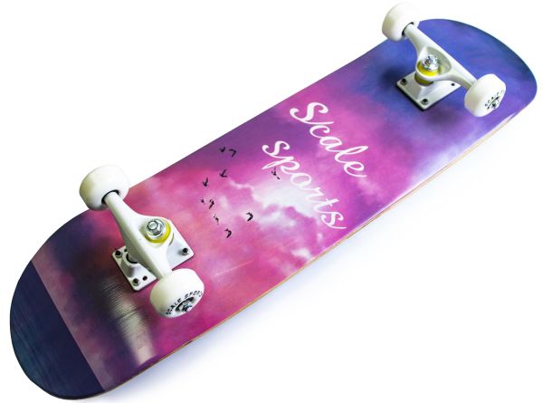 

Скейт для трюков Scale Sport SK8 Малиновый Закат(sk53)