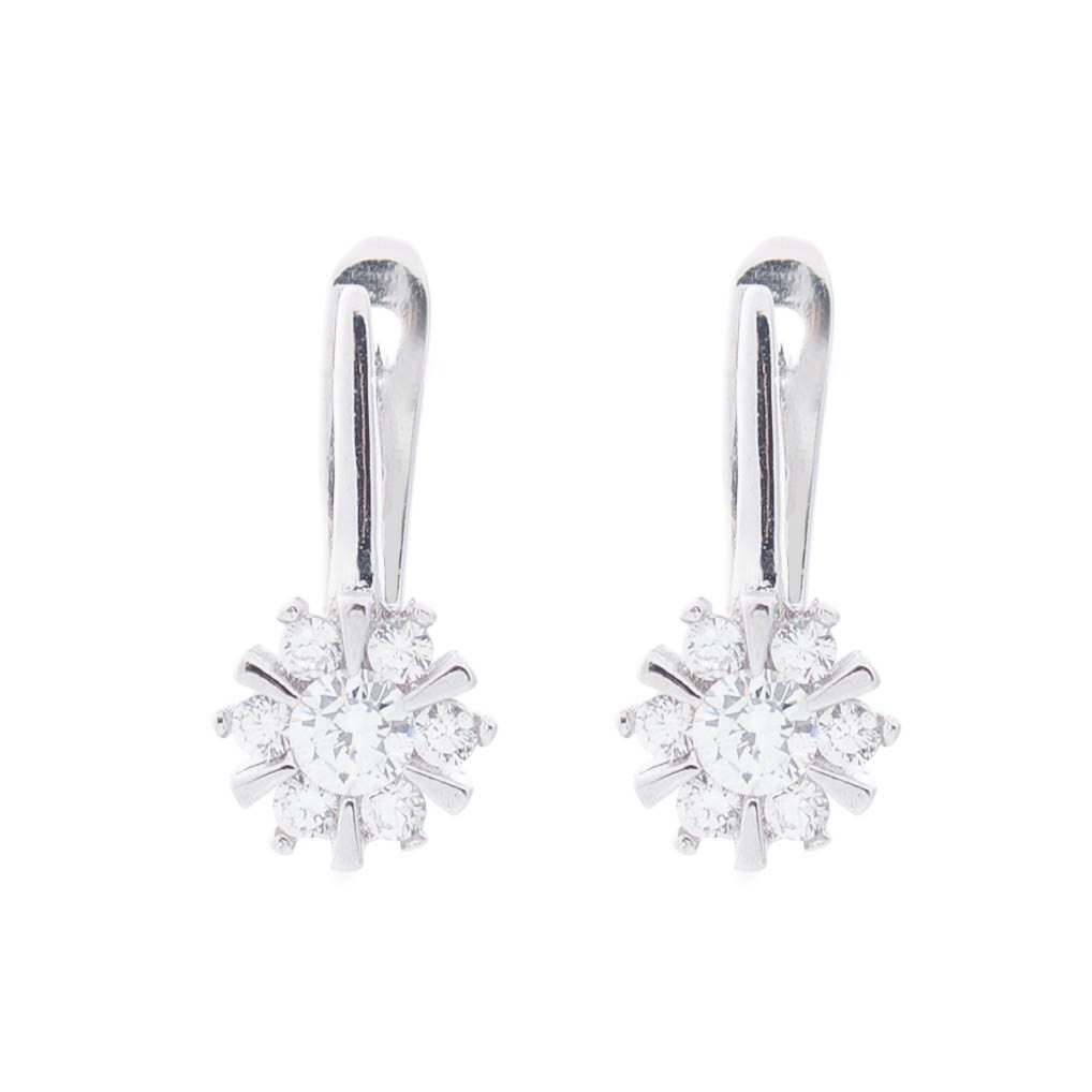 

Серебряные серьги ОНИКС с фианитами (вес 3.1 г) модели пр-122331-3,1