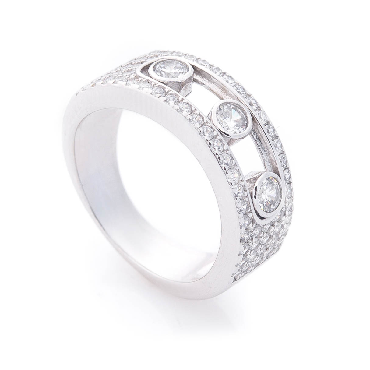 

Серебряное кольцо ОНИКС с фианитами 18 мм (вес 7.1 г) модели пр-111950-7,1-18