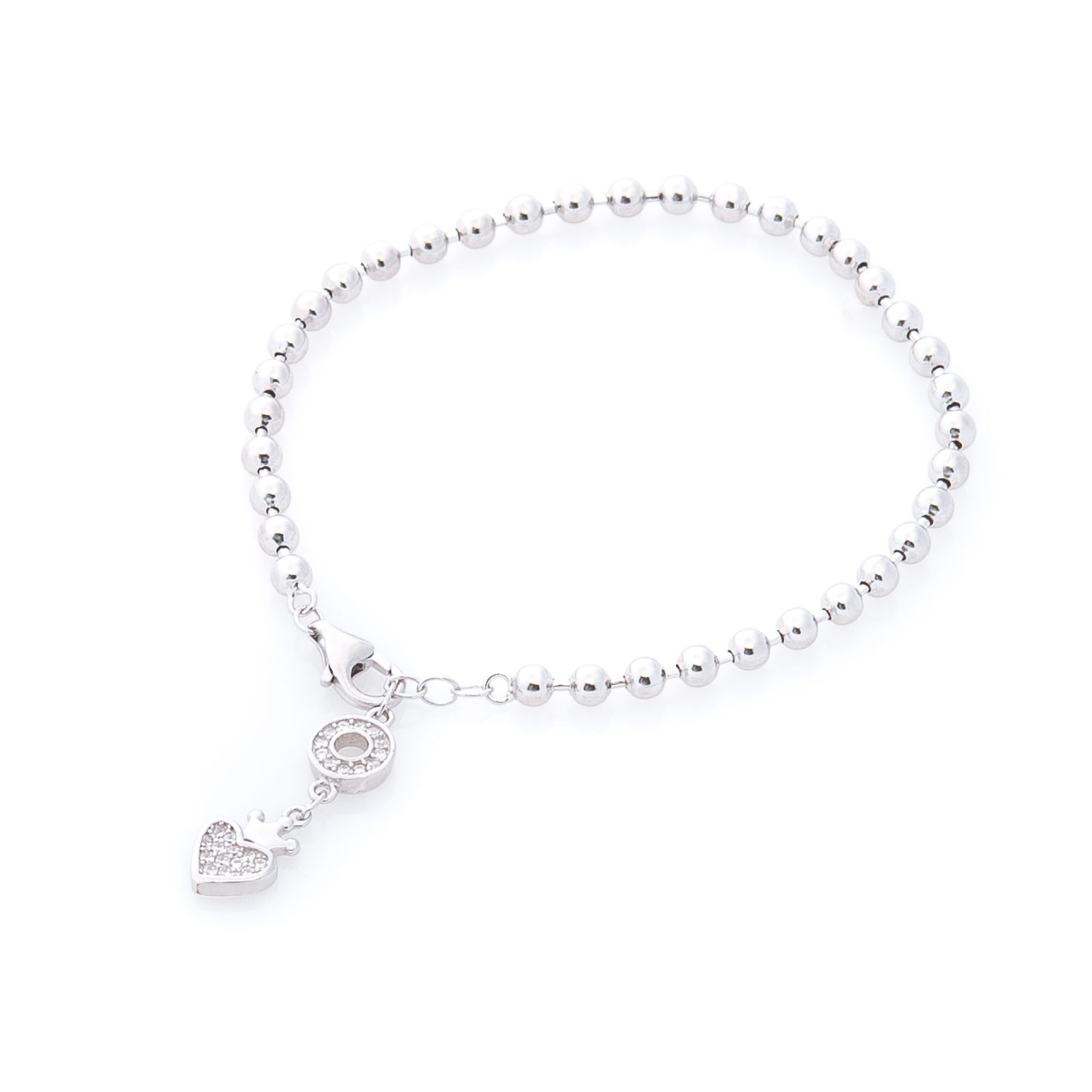 

Серебряный браслет ОНИКС с шариками (вес 4.3 г) модели пр-141276-4,3-17