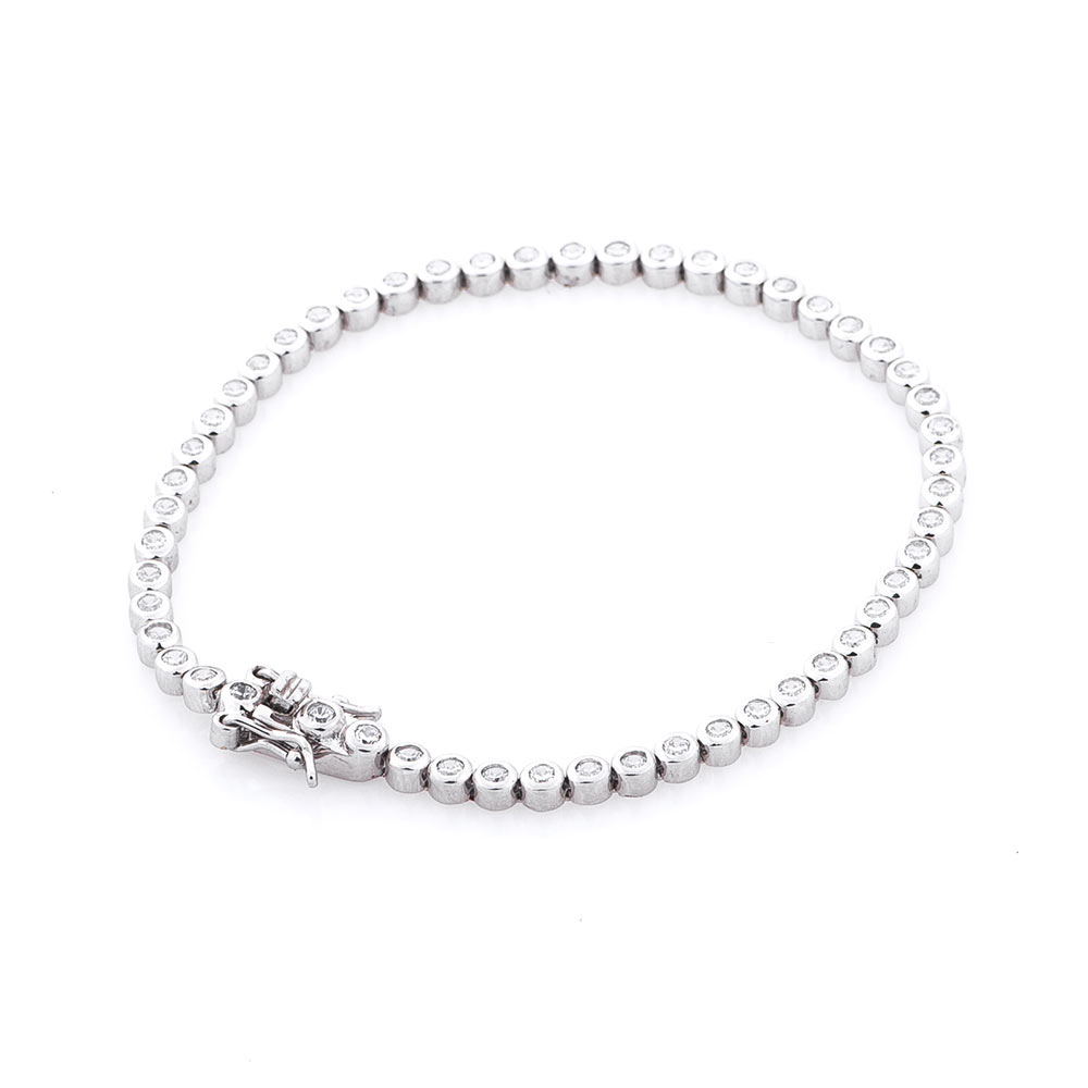 

Серебряный браслет ОНИКС с фианитами (вес 7.3 г) модели пр-141087-7,3-19