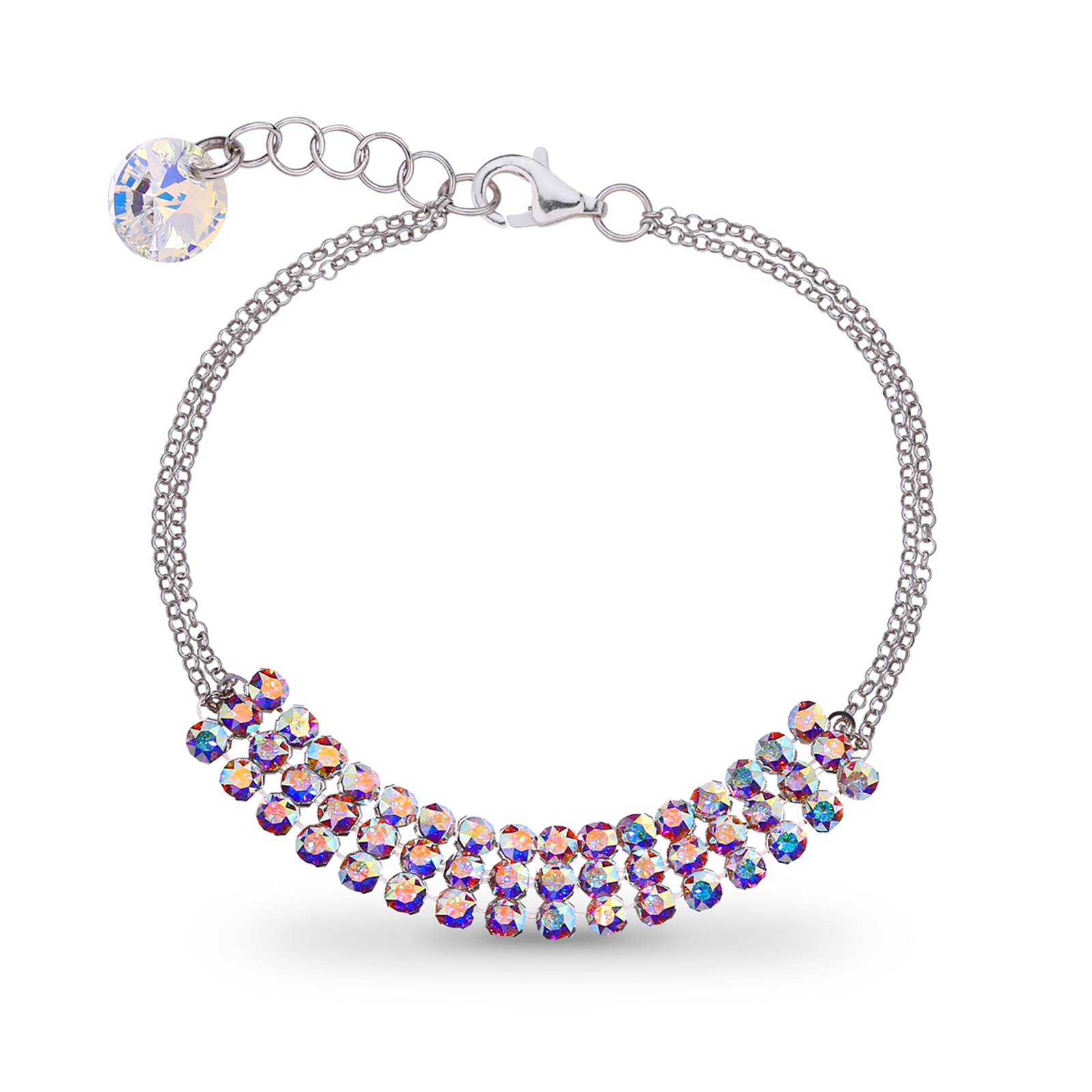 

Серебряный браслет SPARK Stylish со Swarovski модели B3MESH925AB