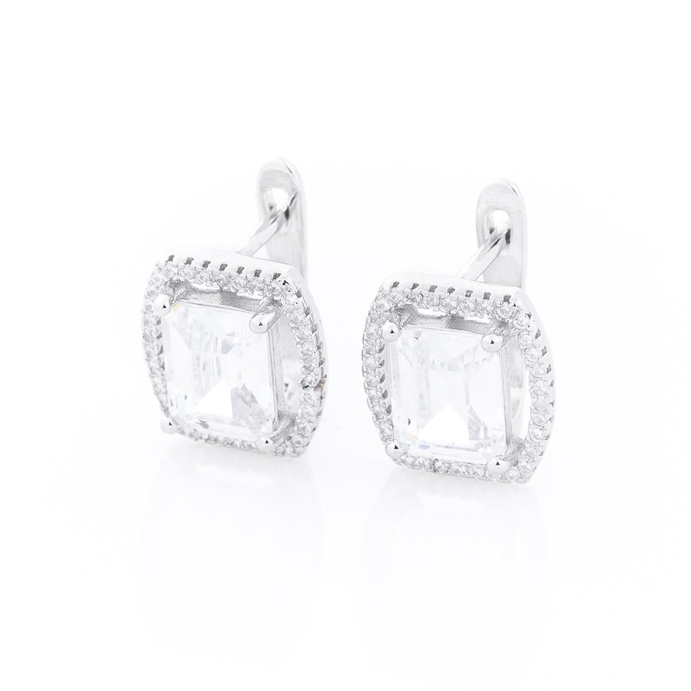 

Серебряные серьги ОНИКС с фианитами (вес 6.1 г) модели пр-121943-6,1