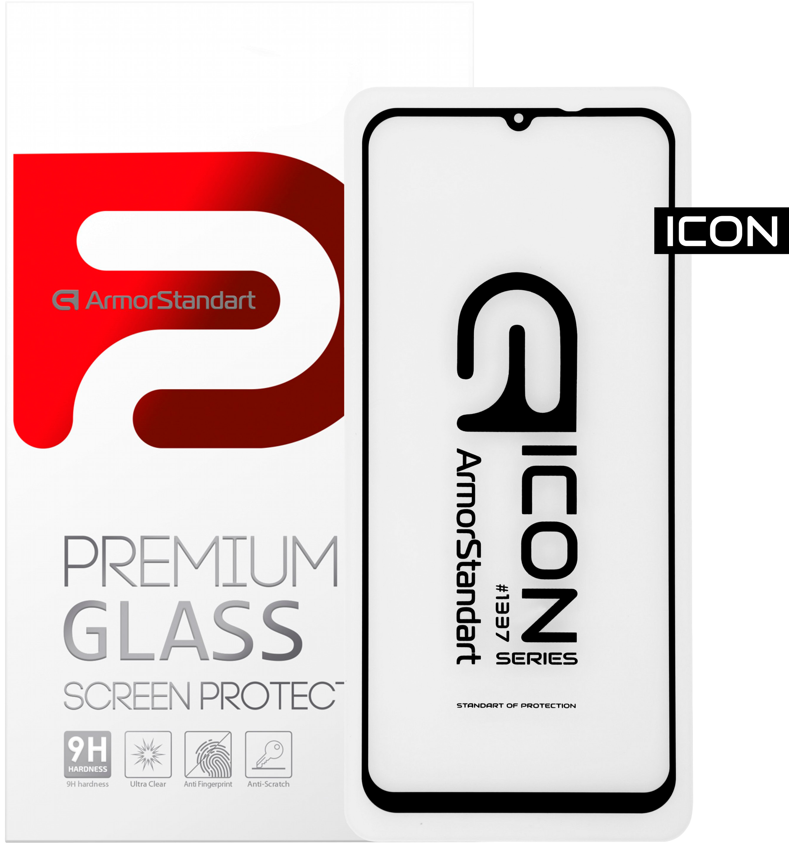 

Защитное стекло ArmorStandart Icon для Xiaomi Mi 10 Lite Black