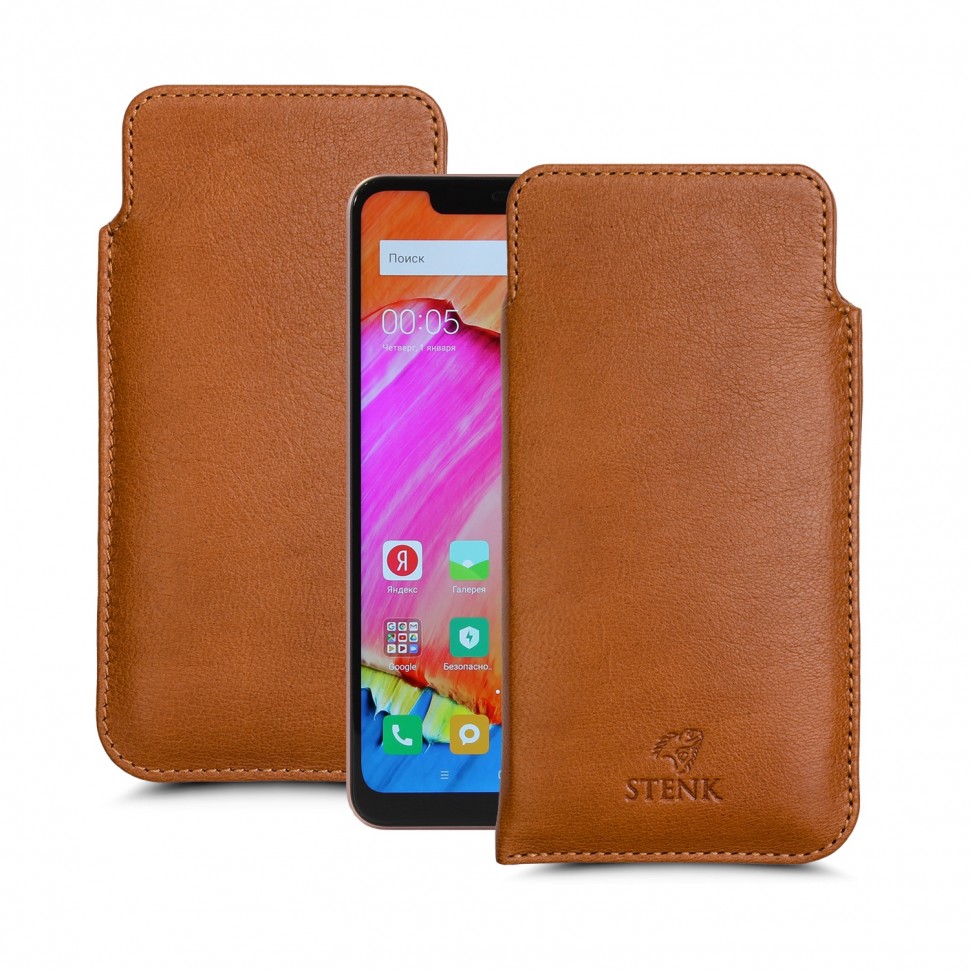 

Футляр Stenk Elegance для Xiaomi Redmi Note 6 Pro Camel