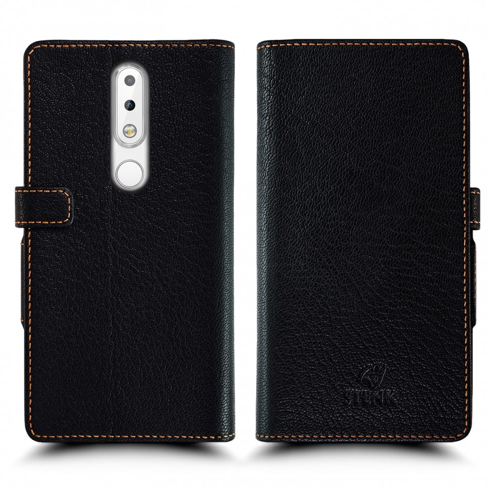 

Чехол книжка Stenk Wallet для Nokia 6.1 Plus Чёрный