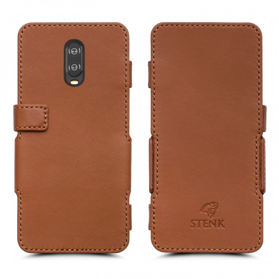 

Чехол книжка Stenk Prime для OnePlus 6T Camel