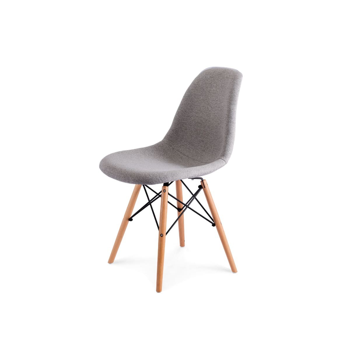 

Стул CoolArt Eames DSW (сиденье текстиль, ножки деревянные) серый