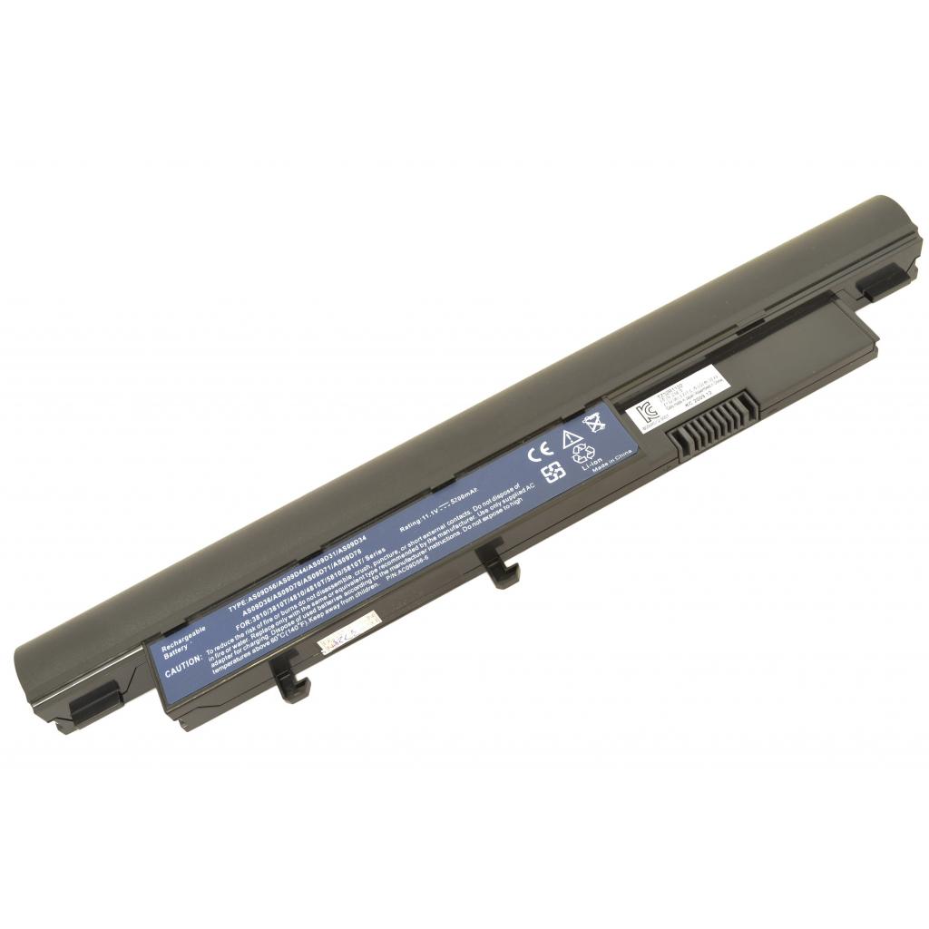 

Акумулятор до ноутбука Acer AS09D70, 5600mAh, 6cell, 11.1V, Li-ion (A47202)