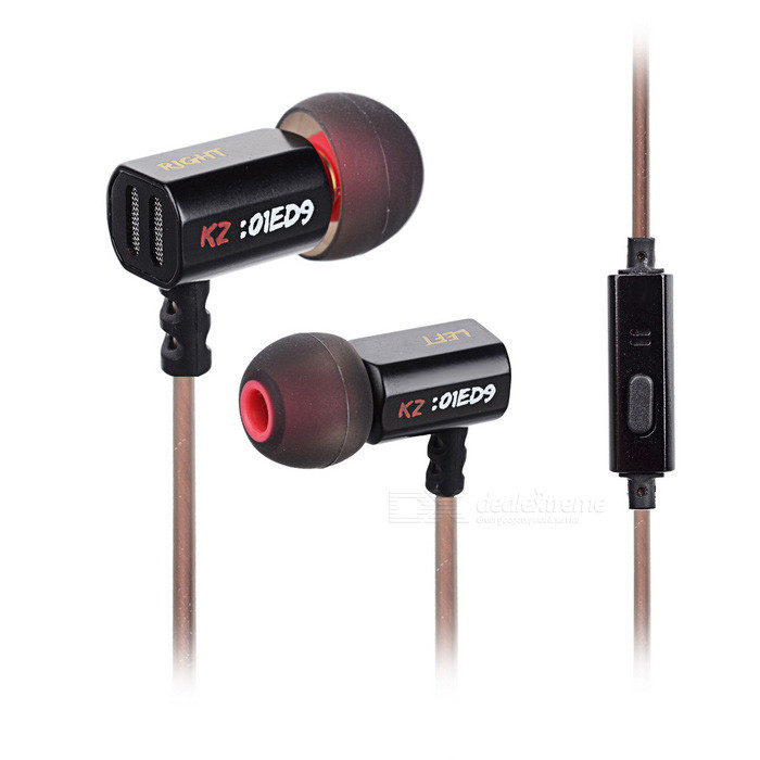 

Проводные HiFi наушники Knowlege Zenith KZ ED9 c микрофоном (Гарнитура) Black