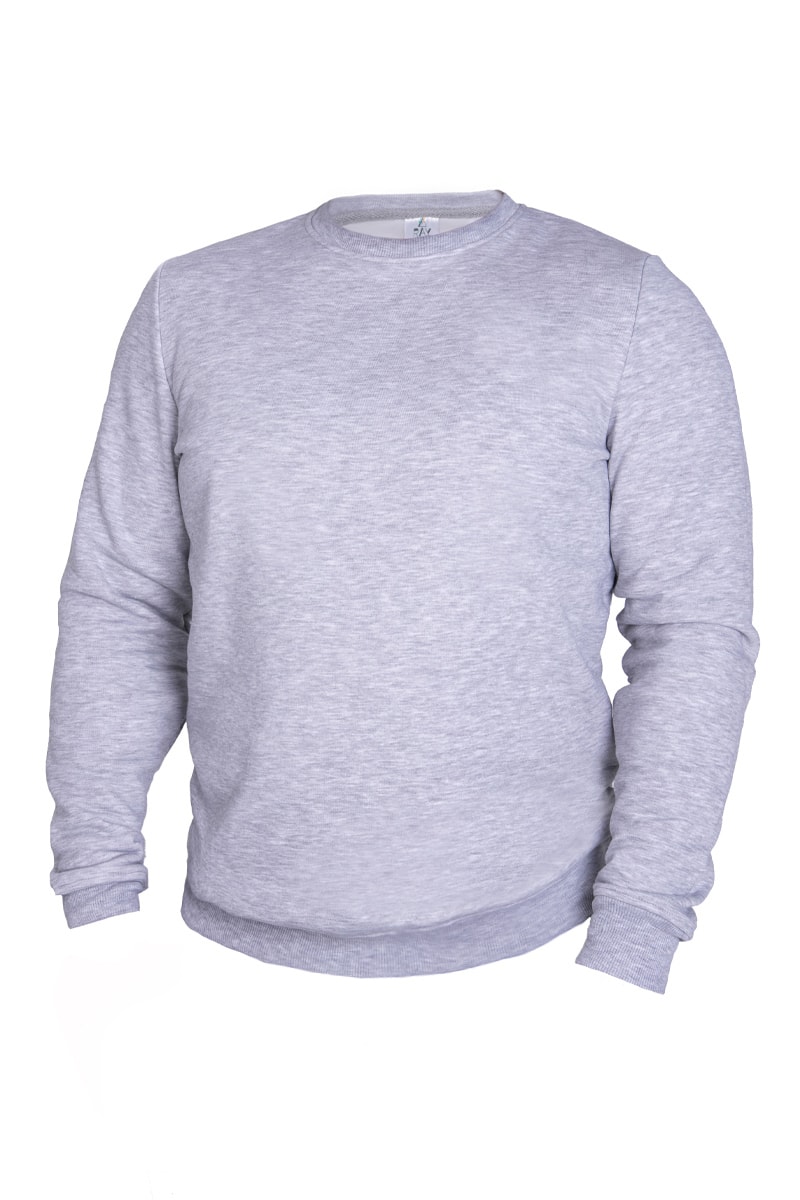 

Світшот для чоловіків і жінок RAY BASIC U-0301 UNISEX  Сірий Меланж, Світшот для чоловіків і жінок RAY BASIC U-0301 UNISEX XL Сірий Меланж