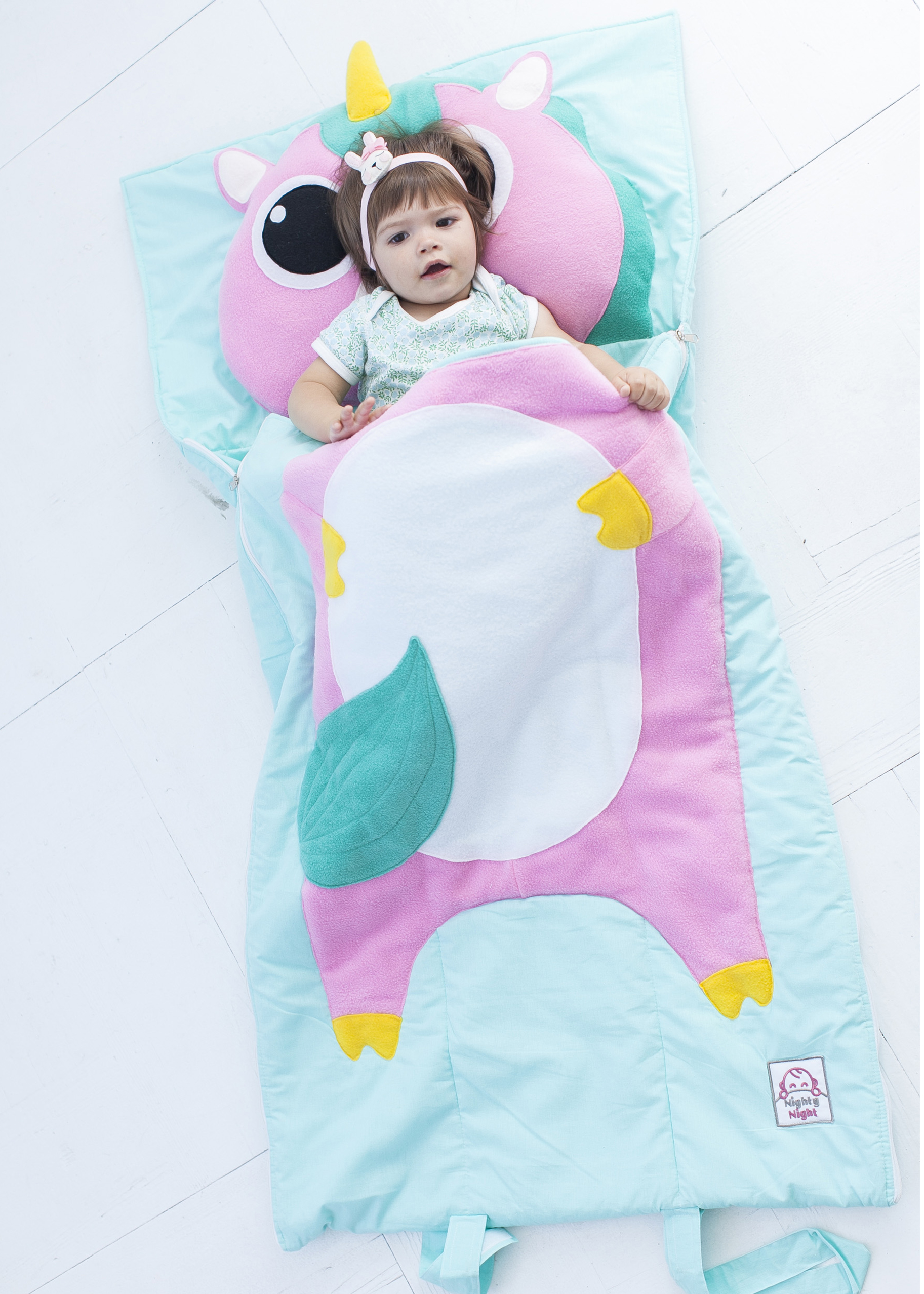 

Спальный мешок детский, слипик Nighty Night Единорожка S 120х60 см