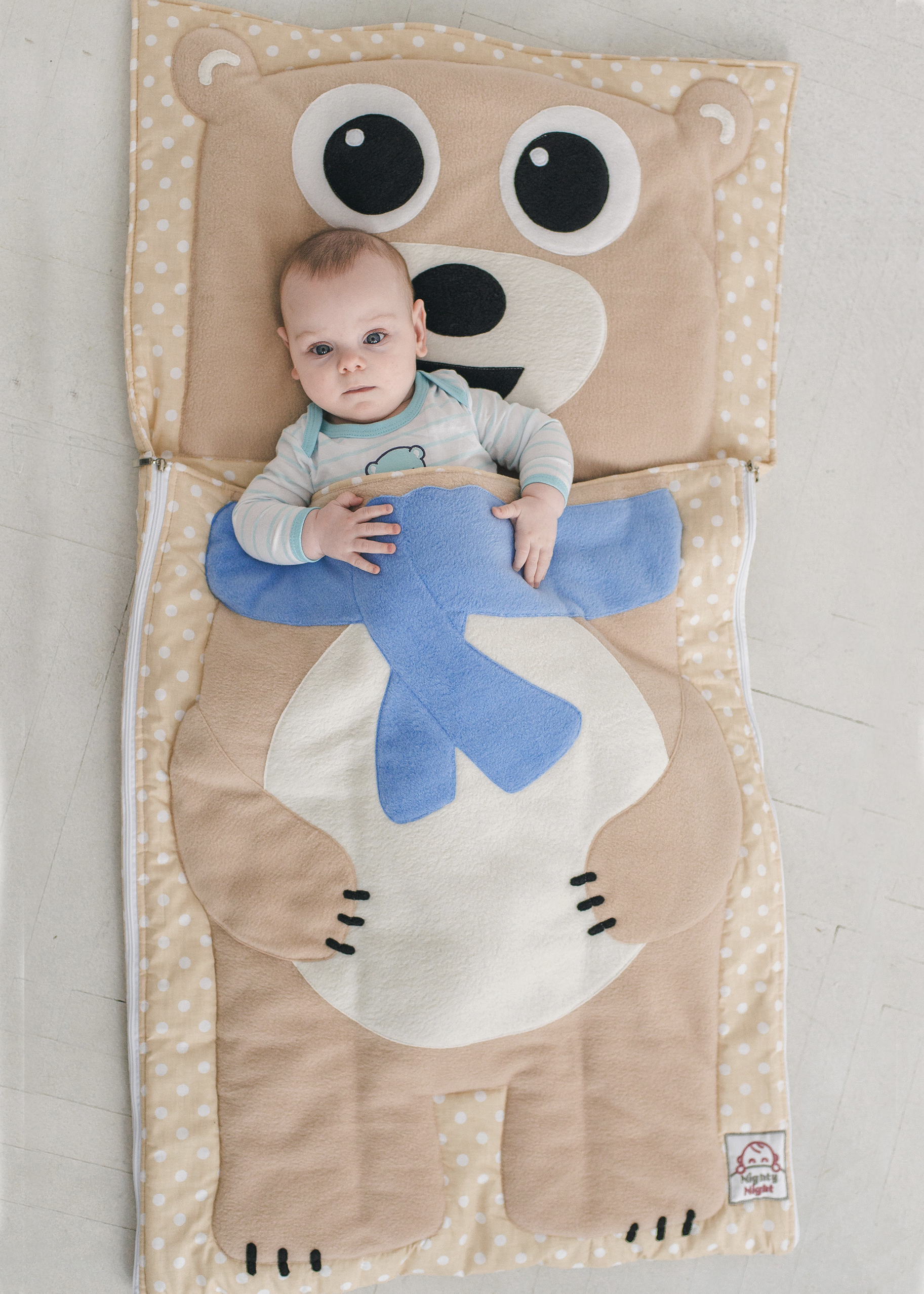 

Спальний мішок дитячий сліпик Nighty Night Ведведик L 170х70 см