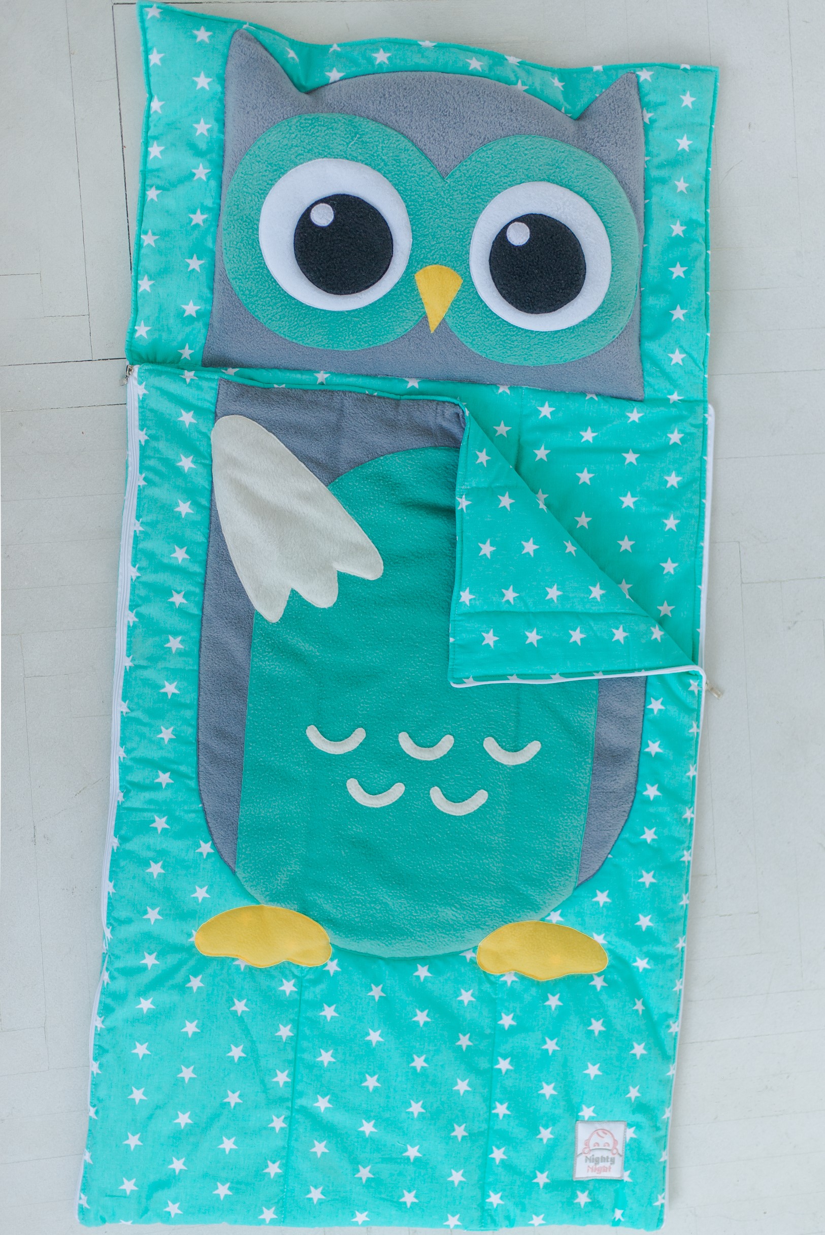 

Спальний мішок дитячий, сліпик Nighty Night Совеня XL 200х90 см