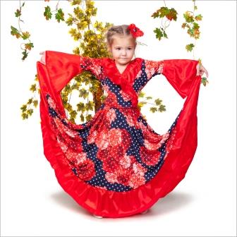 

Карнавальный костюм I.V.A.moda Цыганка 32 красный iva-283
