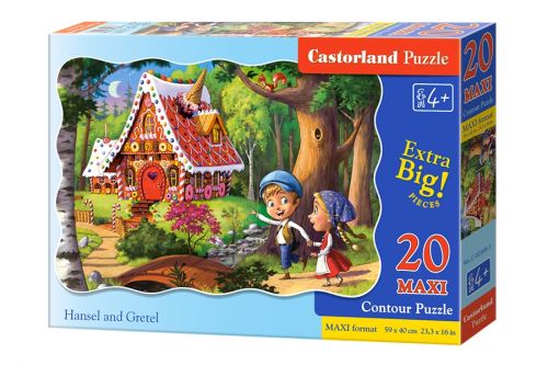 

Пазлы Макси Castorland "Гензель и Гретель" 20 элементов С-02368 10161273