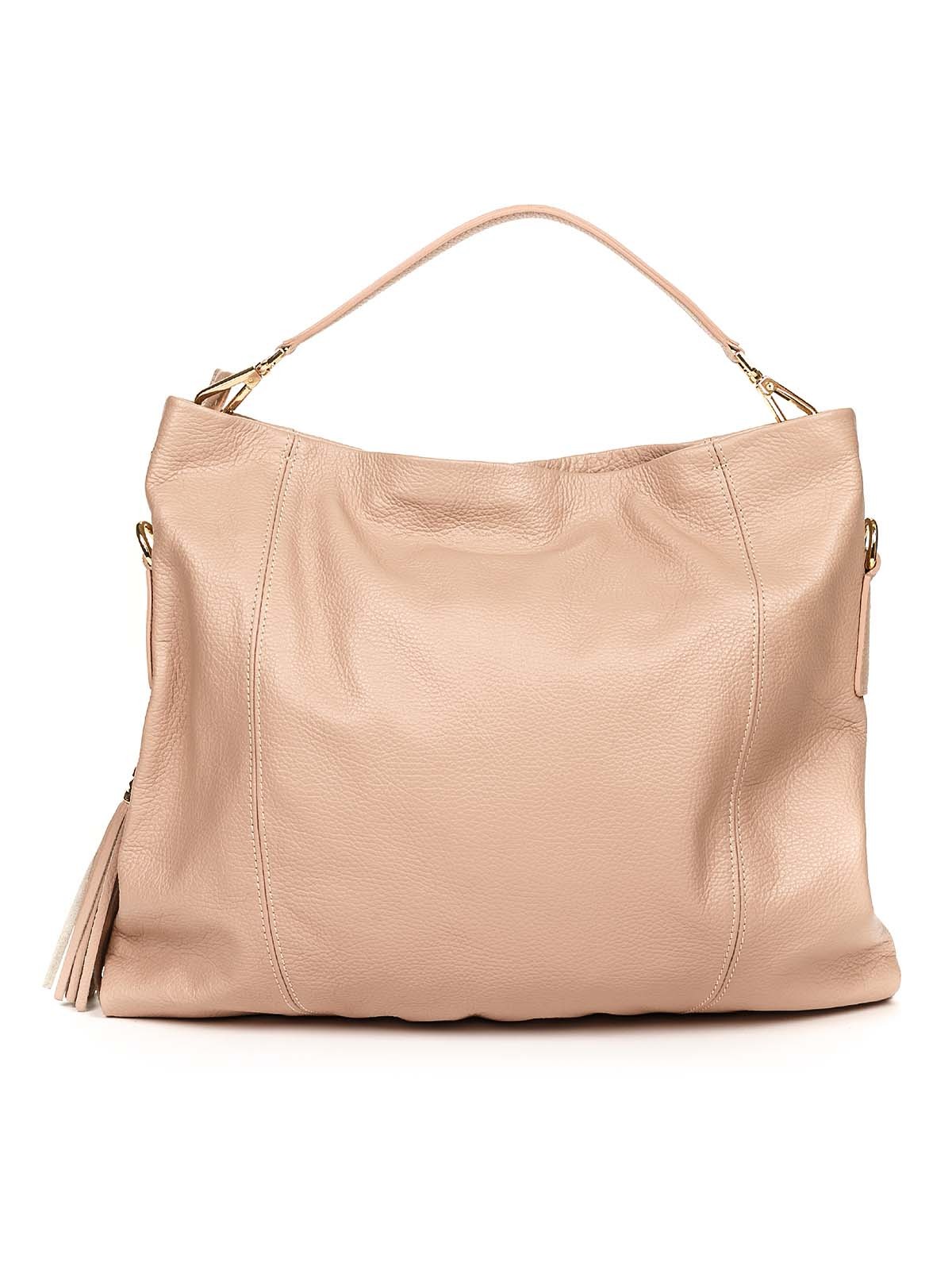 

Сумка На Каждый День Italian Bags 8509_pudra Кожаная Пудра