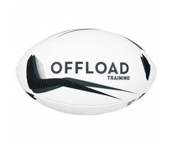 

Мяч для Регби OFFLOAD R300 №5 Бело-Черный