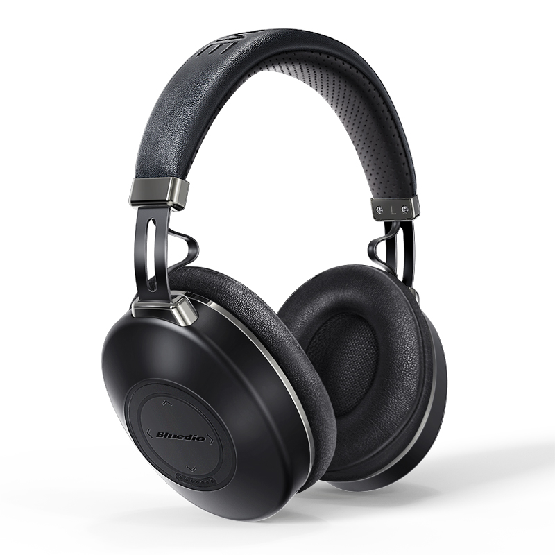 

Беспроводные Bluetooth наушники Bluedio H2 New(black) с сенсорным управлением и активным шумоподавлением/Bluetooth 5.0/встроенный микрофон/слот под микро SD карту