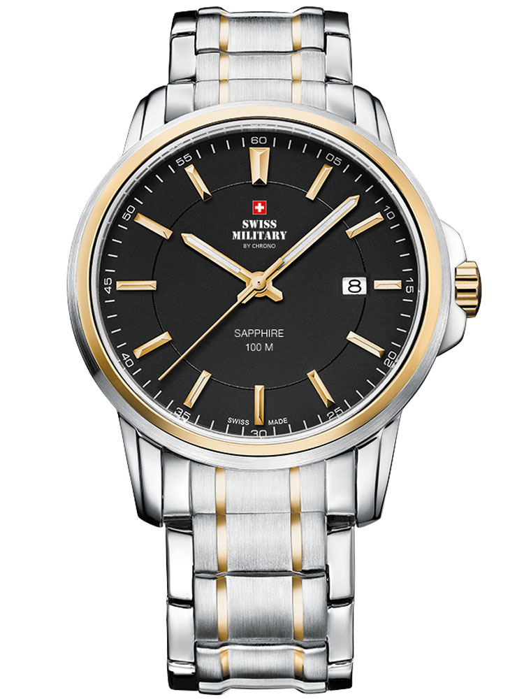 

Часы Swiss Military SM34039.04 Herren Saphirglas 40mm 10ATM