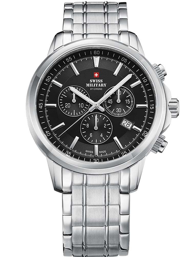 

Часы Swiss Military SM34052.01 Chronograph Saphirglas 42mm 10ATM