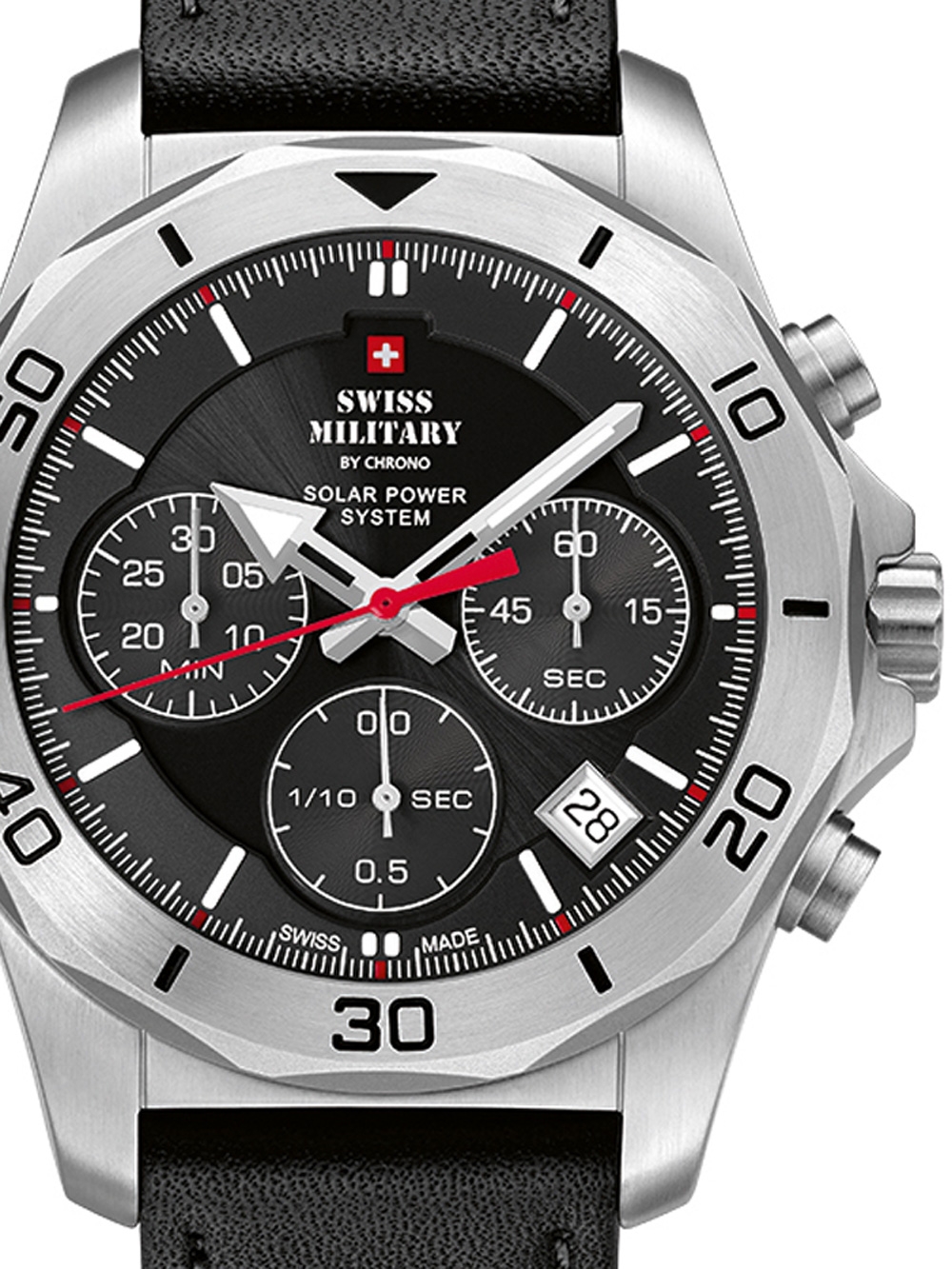 

Часы Swiss Military SMS34072.04 Solar Chronograph 44mm 10ATM