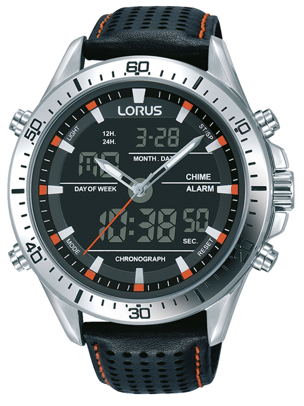 

Часы Lorus RW637AX9 Chronograph 46mm 10ATM