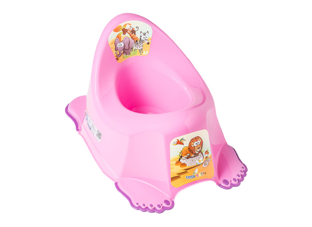 

Горшок Tega Safari SF-011 нескользящий 127 dark pink. 33351