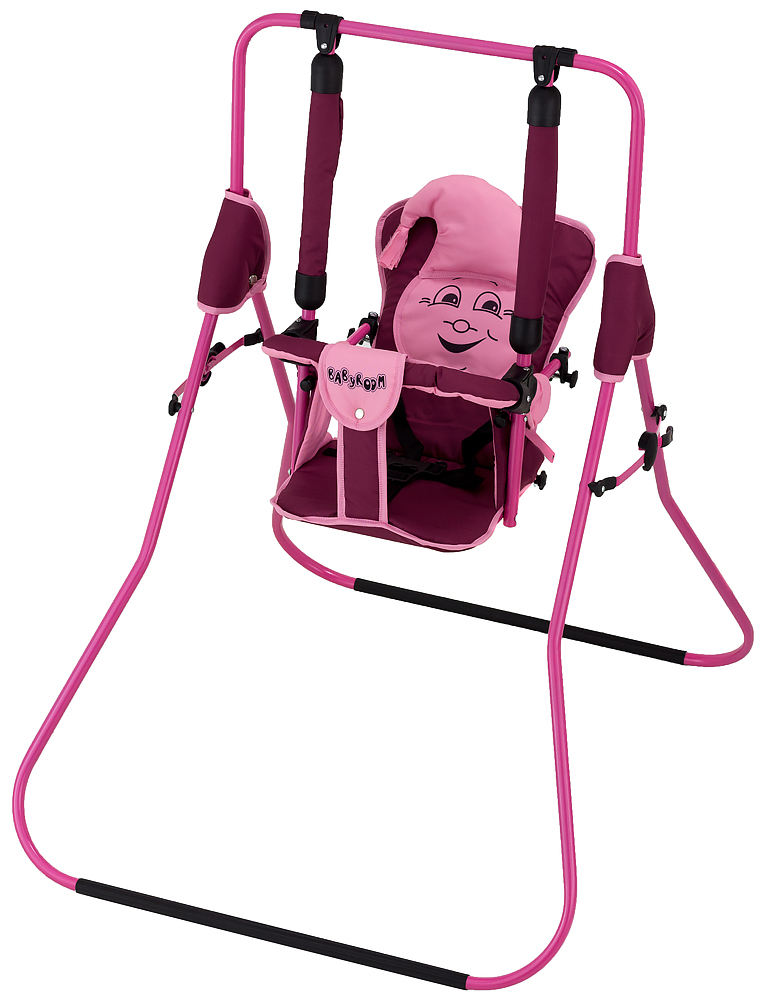 

Качель детская домашняя напольная Babyroom Casper бордовый-св.розовый. 30925