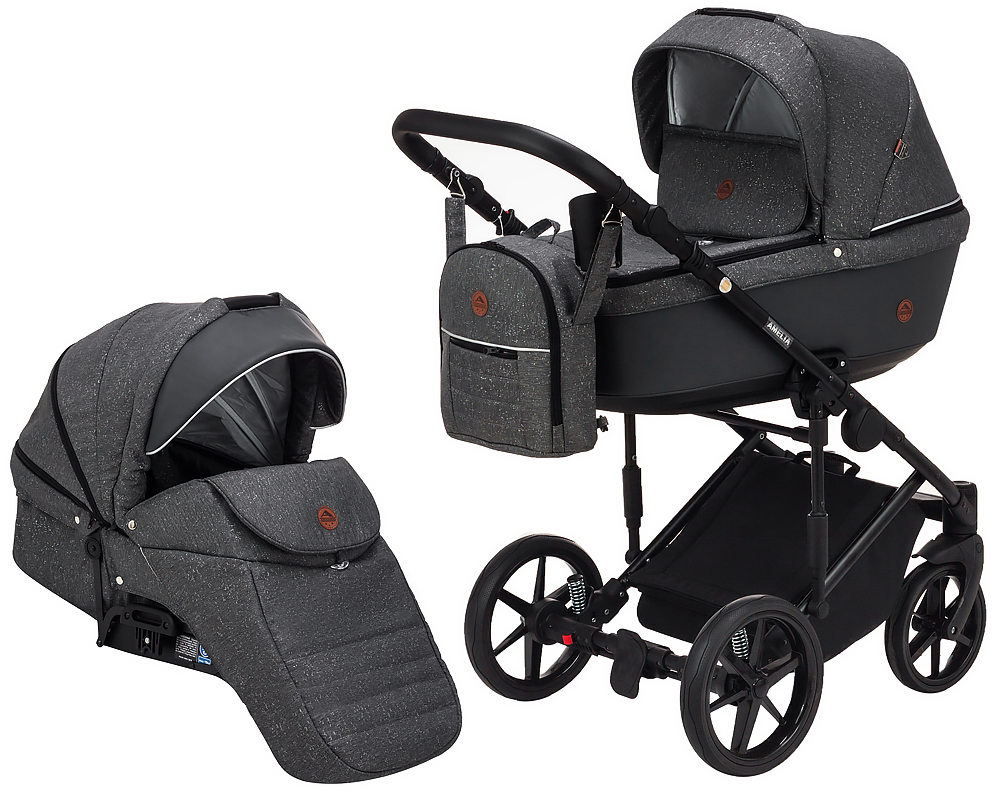 

Коляска 2 в 1 Adamex Amelia Lux AM283. 33588